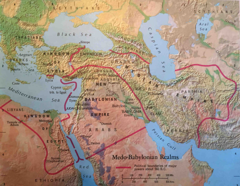 Atlas of the Bible Lands: Medo-Babylonian Realms